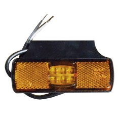 Lampa gabarit auto BestAutoVest 12/24V dreptunghiulara orange cu leduri, 97x30x12mm , 1 buc.