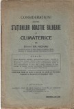 Consideratiuni asupra statiunilor noastre balneare si climaterice Gr. Nicolau