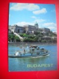 HOPCT 22563 VAPORAS PE DUNARE LA .. BUDAPESTA -UNGARIA -NECIRCULATA