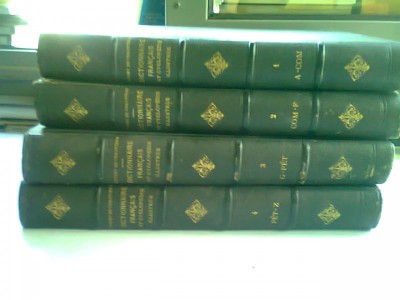 DICTIONNAIRE FRANCAIS ILLUSTRE ET ENCYCLOPEDIE UNIVERSELLE - DUPINEY DE VOREPIERRE 4 VOLUME foto