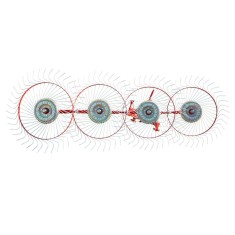 Grebla tip soare cu 4 rotoare fi &Oslash; 1400 mm.