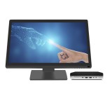 Sistem POS HP 800 G3 Mini PC, Intel Core i7-6700T 2.80 - 3.60GHz, 8GB DDR4, 128GB SSD, Windows 10 Pro + Monitor Nou Touchscreen OptimX Pro MY21.5, 21.