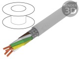 Cablu UNITRONIC&reg; LiYCY (TP) 2x2x1mm2 PVC Gri 500V