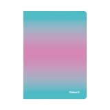 CAIET A5 COLOR EDITION 80 FILE, HARTIE 70G/MP, PATRATELE, CULOARE ROZ/MENTA