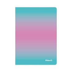 CAIET A5 COLOR EDITION 80 FILE, HARTIE 70G/MP, PATRATELE, CULOARE ROZ/MENTA