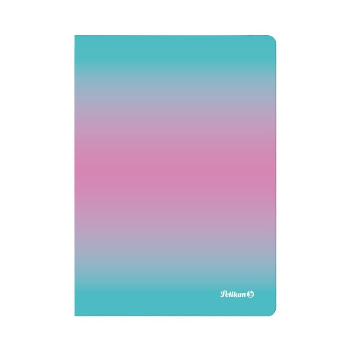 CAIET A5 COLOR EDITION 80 FILE, HARTIE 70G/MP, PATRATELE, CULOARE ROZ/MENTA