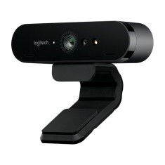 CAMERA web LOGITECH BRIO, 4K UHD rez 3840 x 2160, USB 3.0, microfon, negru, &quot;960-001194&quot; (timbru verde 0.18 lei)