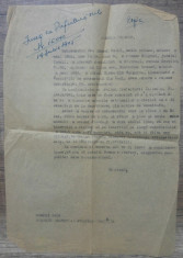 Copie cerere scutire repatriere a unui roman din Bolgrad// 1945 foto