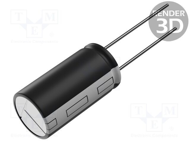 Condensator electrolitic Panasonic 150uF 100V THT low ESR