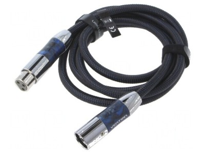 Cablu XLR 2m negru foto