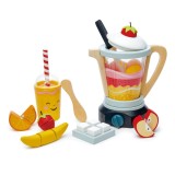 Set de joaca, Blender din lemn, Fruity Blender, Tender Leaf Toys, 22 piese