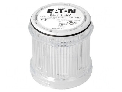 Semnalizator luminos IP66 BA15D alb 250V foto