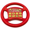 Jucarie volan interactiv cu efecte sonore, rosu, Leantoys