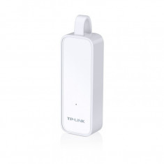 Adaptor retea TP-Link gigabit , UE300 , USB 3.0 , 10/100/1000 Mbps , Alb