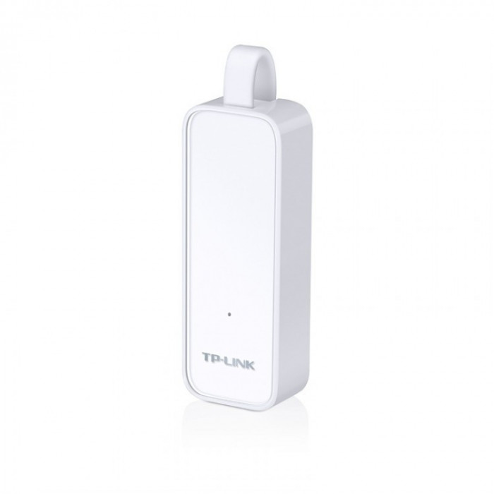 Adaptor retea TP-Link gigabit , UE300 , USB 3.0 , 10/100/1000 Mbps , Alb