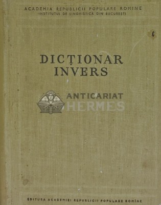 Dictionar invers - 1957 (Q104) foto