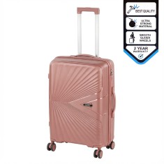 Valiză TraveLux Endure de dimensiuni medii, cu carcasă rigidă, 68x45x25 cm, roz-piersică