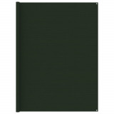 Covor pentru cort, verde &icirc;nchis, 250x450 cm GartenMobel Dekor, vidaXL