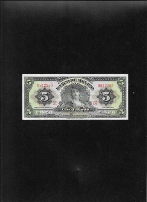 Mexic 5 Pesos 1963 seria812285 foto