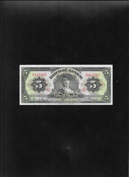 Mexic 5 Pesos 1963 seria812285