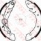 Set saboti frana CITROEN BERLINGO caroserie (B9) (2008 - 2016) TRW GS8635