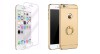Pachet husa Apple iPhone 7, MyStyle Elegance Luxury 3in1 Ring Gold, folie de sticla gratis