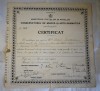 Certificat Conservatorul de Muzica si Arta Dramatica Bucuresti 1929 - pian
