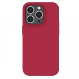 Lemontti Husa Liquid Silicon MagCharge iPhone 14 Pro Roze (protectie 360&deg;, material fin, captusit cu microfibra)