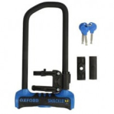 Anti-furt disc frână Shackle14 OXFORD colour black/blue 320mm x 177mm mandrel 14mm