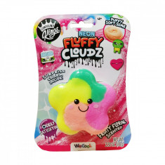 Slime parfumat cu surpriza, Compound Kings, Neon Fluffy Cloudz, Frutty Floral, 80 g