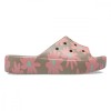 Papuci Crocs Classic Platform Retro Resort Slide Maro - Mushroom/Multi, 36, 37, 39