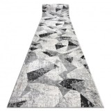 Traversa TULS 51211 modern, Geometric antracit, 100 cm, Dreptunghi, Polipropilena