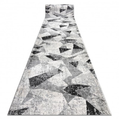 Traversa TULS 51211 modern, Geometric antracit, 100 cm foto