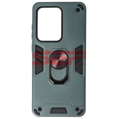 Toc TPU+PC Armor Ring Case Samsung Galaxy S20 Ultra Midnight Green foto