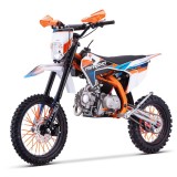 Motocicleta cross 125cc Mini Rocket DT 17/14&amp;quot; automat 4T benzina portocaliu