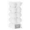 Set globuri de Craciun, 20 bucati, 6cm, alb perlat Household NewTrend, Oem