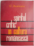 Spiritul critic in cultura romaneasca &ndash; G. Ibraileanu