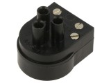 Mufă Circulară 3 PIN-uri Nichelată 3A 250V