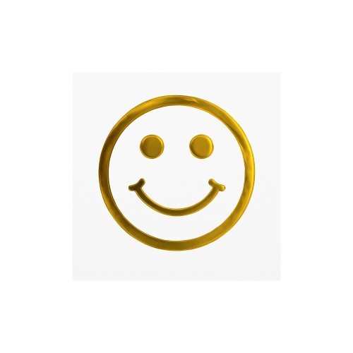 Abtibild auto fata zambitoare auriu&nbsp; diametru 9.5 cm Cod: DZ-28G