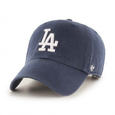 47brand șapcă de baseball din bumbac MLB Los Angeles Dodgers culoarea albastru marin, cu imprimeu