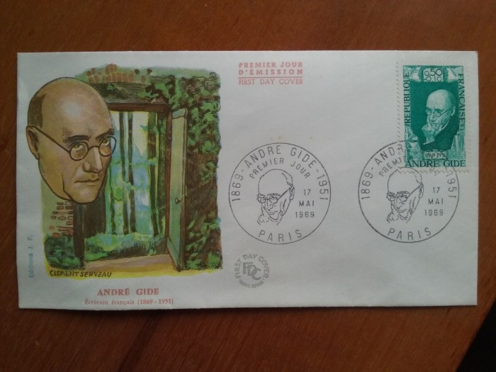 1969-Andre Gide-F.D.C.