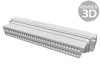 Conector Cablu-Cablu PIN 68 Mufă Mamă 1,27mm, TE Connectivity