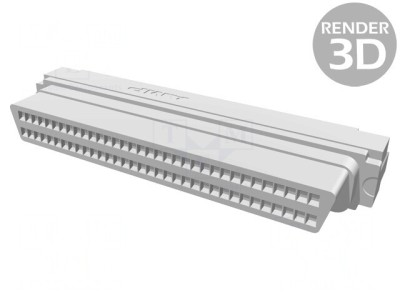 Conector Cablu-Cablu PIN 68 Mufă Mamă 1,27mm foto