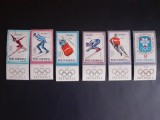 1967 - Jocurile Olimpice de Iarna - Grenoble - serie stampilata