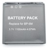 Acumulator 3.7V 1100mAh Li-Ion Nokia Compatibil 3250, 6151, 6233, N73, N93, BP-6M