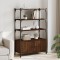 vidaXL Bibliotecă 3 niveluri stejar maro 70x30x109,5 cm lemn prelucrat 838997