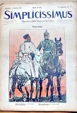 G259A-I-SIMPLICISSMUS- Revista de satira si umor la adresa societatii germane 1915 si 1916. Desene- caricaturi de Thomas Theodor Heine.