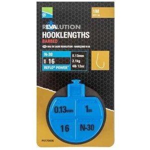 Carlige Legate Preston Revalution Hooklengths N-50, nr.16, 10buc/rola