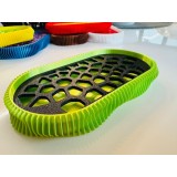 Sapuniera 3D, model Wave, Lime Negru