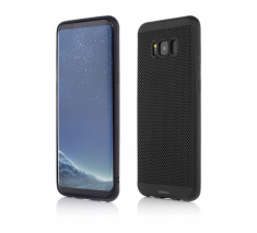 Husa Telefon Plastic Samsung Galaxy S8+ g955 Black Clip-on Vetter foto